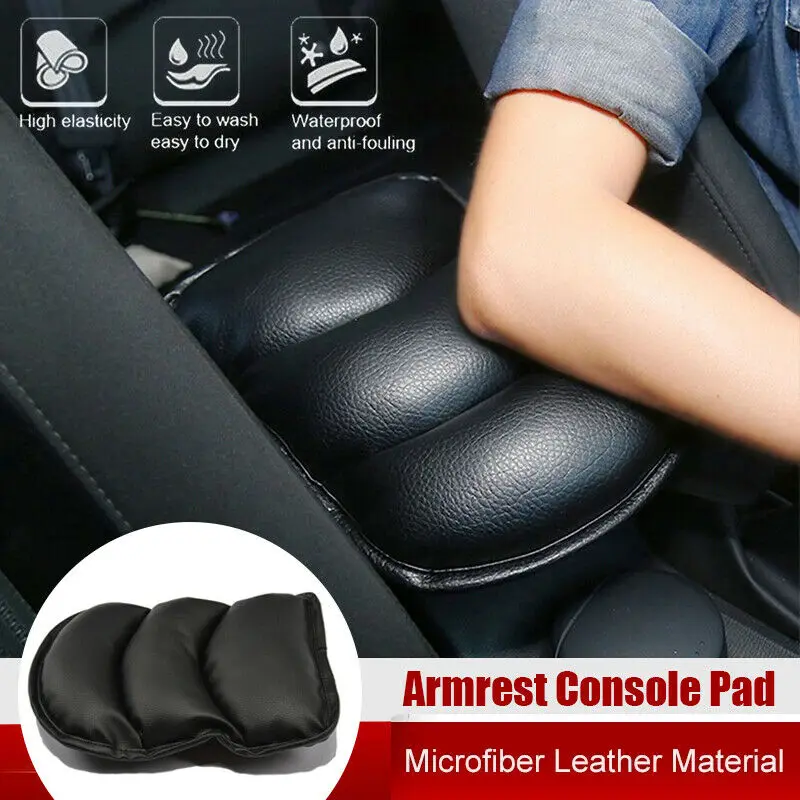 

Car Auto Armrest Pad Cover Center Console Box Pu Leather Cushion Mat Accessories 11.57x8.19 inch
