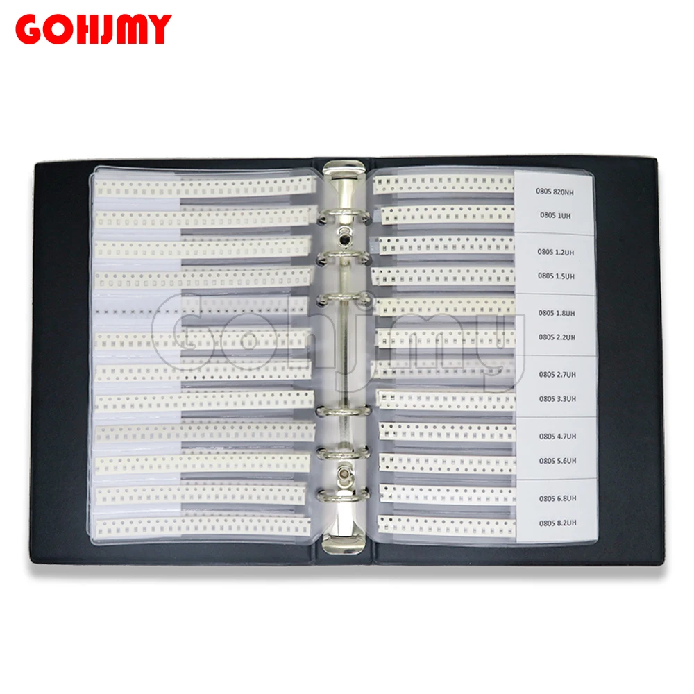 

30 33 42 35 Value 0402 0603 0805 Wire Wound SMD Ceramic Inductor Kit Chip Inductance Sample Book SMT Assortment Sample Book