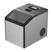big 4 0l capacity home counter top cube ice machine with ice scoop and basket
