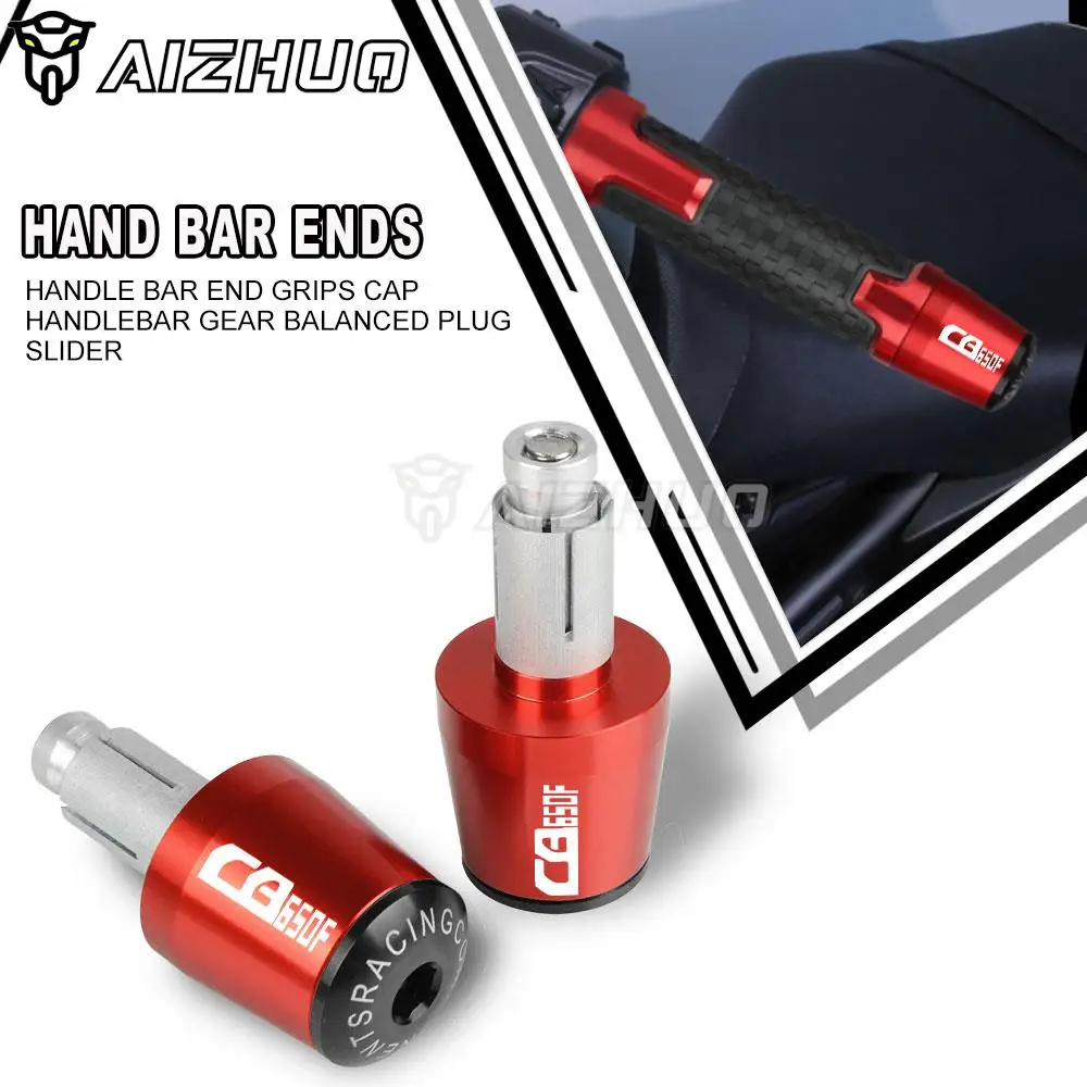 

For Honda CB650F 2014-2019 CB650 650F 2018 2017 2016 2015 CB 650 F Motorcycle Handlebar End Handle Bar Grips Silder Plug Caps