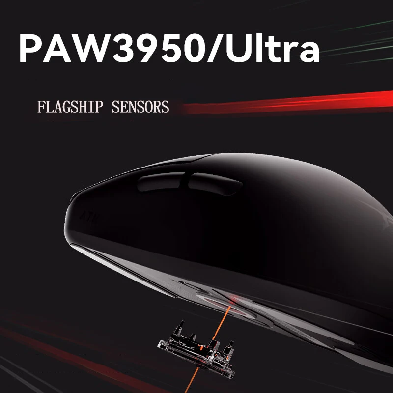 Проводная/беспроводная двухрежимная мышь Atk Liekong F1 Paw3950 легкая игровая офисная