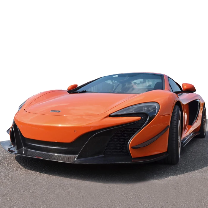 Бесплатная доставка комплект кузова для Mclaren 650s 650c сплиттер переднего бампера из