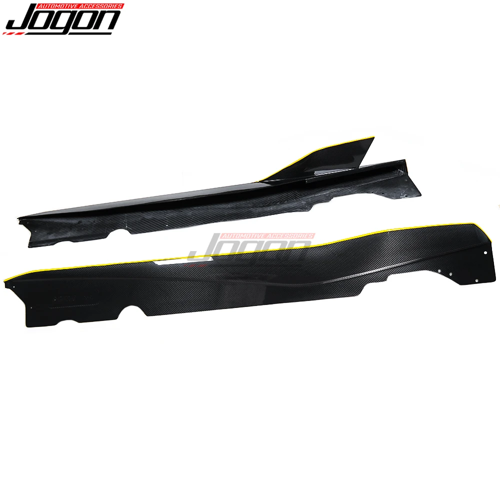 JOGON настоящая боковая юбка из углеродного волокна удлинительная защитная