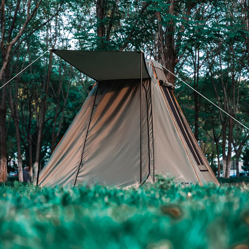 

3-4people Light Luxury Camping Tent Family Tent Outdoor Camping Anti-storm Sunscreen Travel Large Space Tourist Park Beach