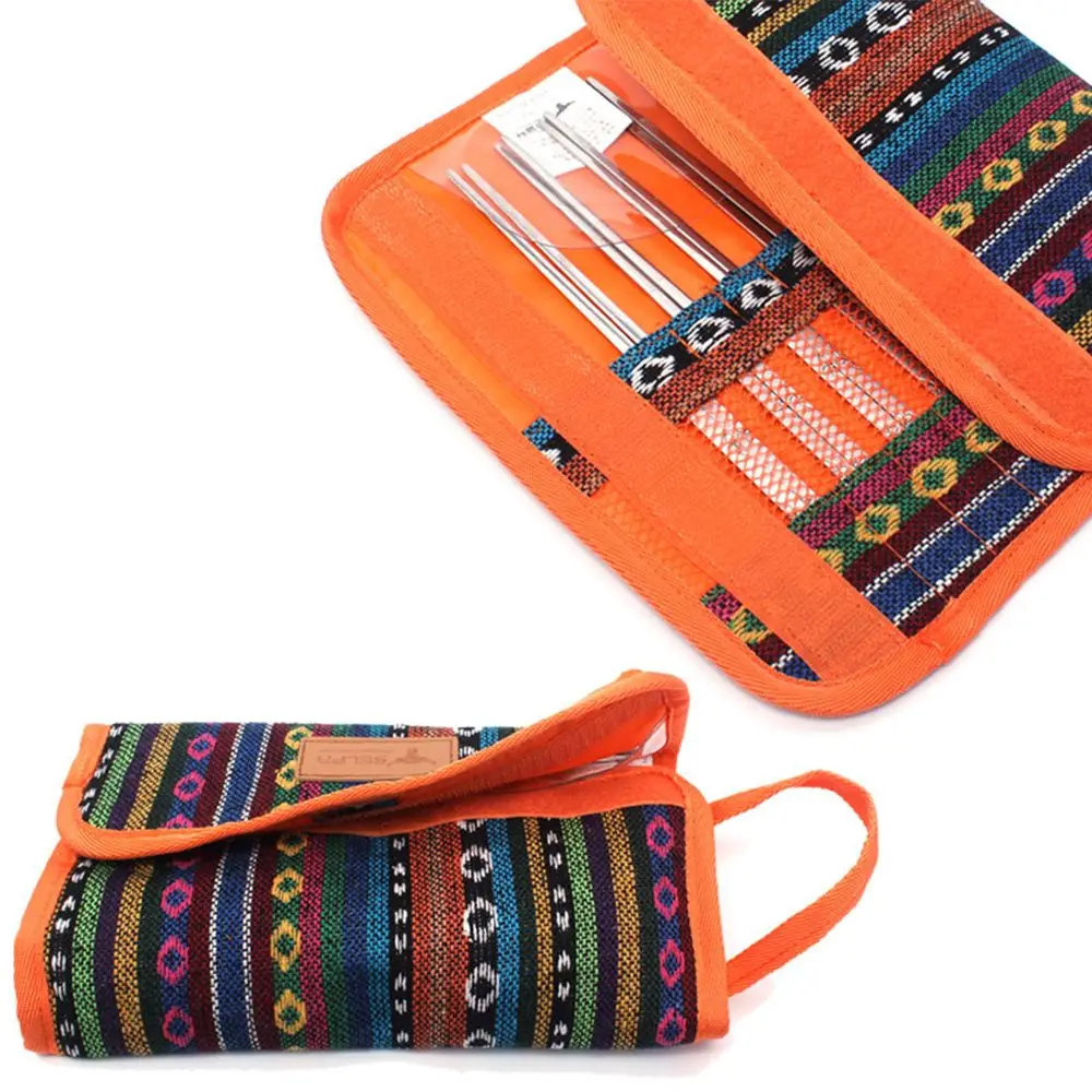 

High Quality Outdoor Picnic Portable Utensil Organizer Cookware Organizer Tableware Pouch Cutlery Storage Bag