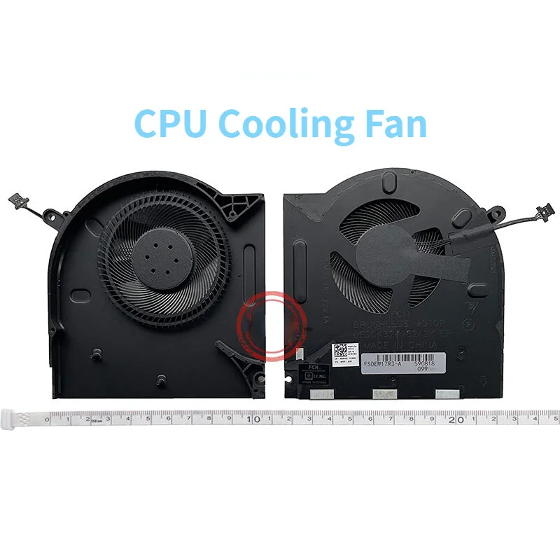 Вентилятор охлаждения процессора и графического для DELL Alienware M17 R3 R4 P45E 0H5TYJ 0CNV63