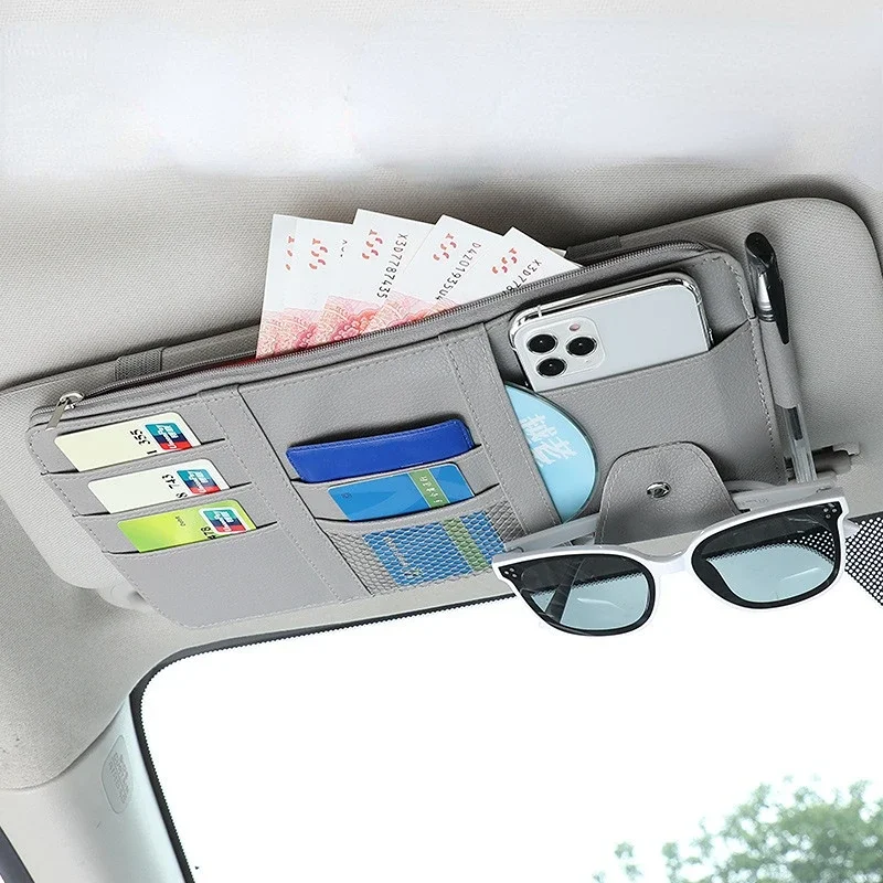 Зонт от солнца Visiera для auto porta Biglietti da Fisk CD DVD Органайзер scatola portaog occhiali