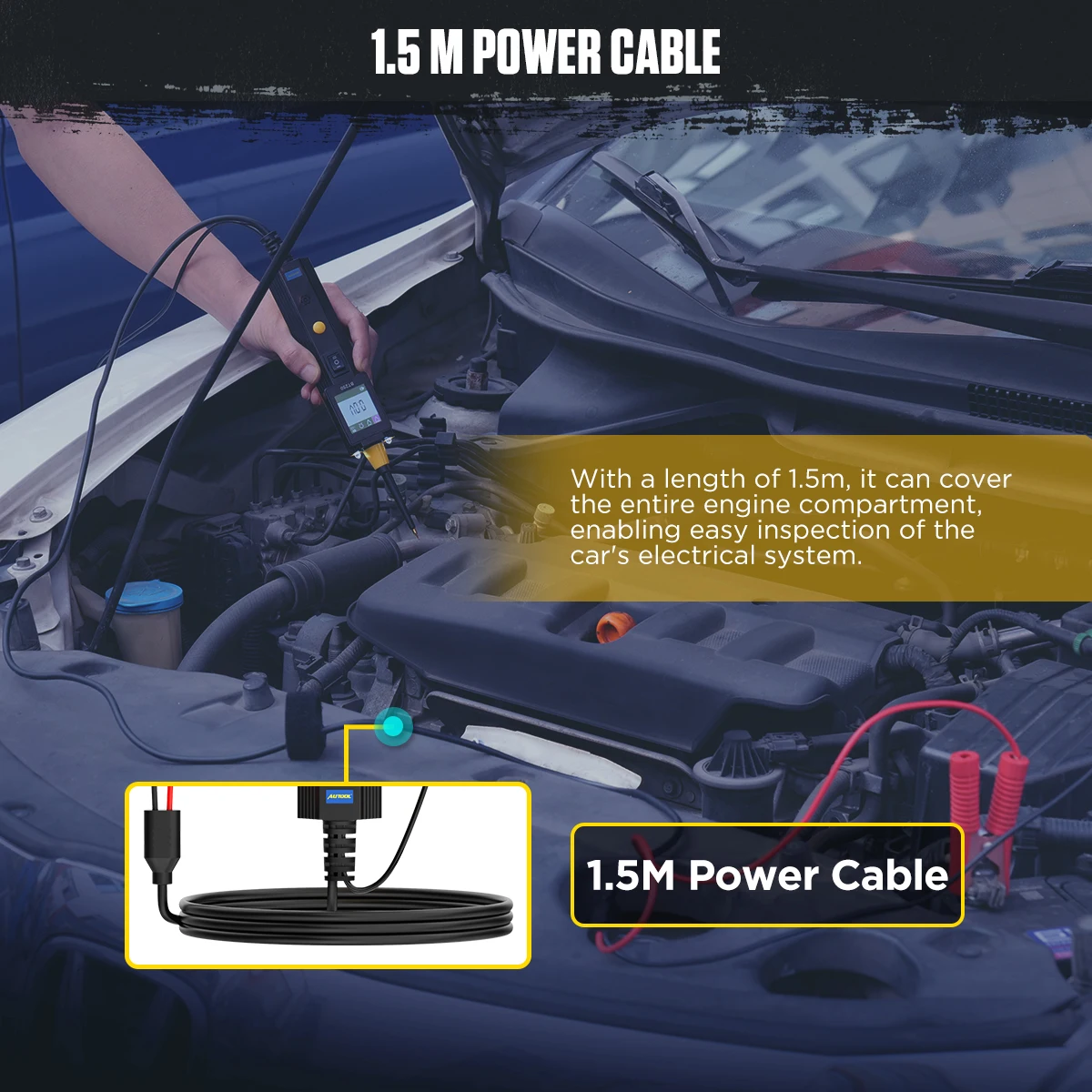 Тестер цепи AUTOOL BT250 автоматический инструмент для сканирования напряжения и