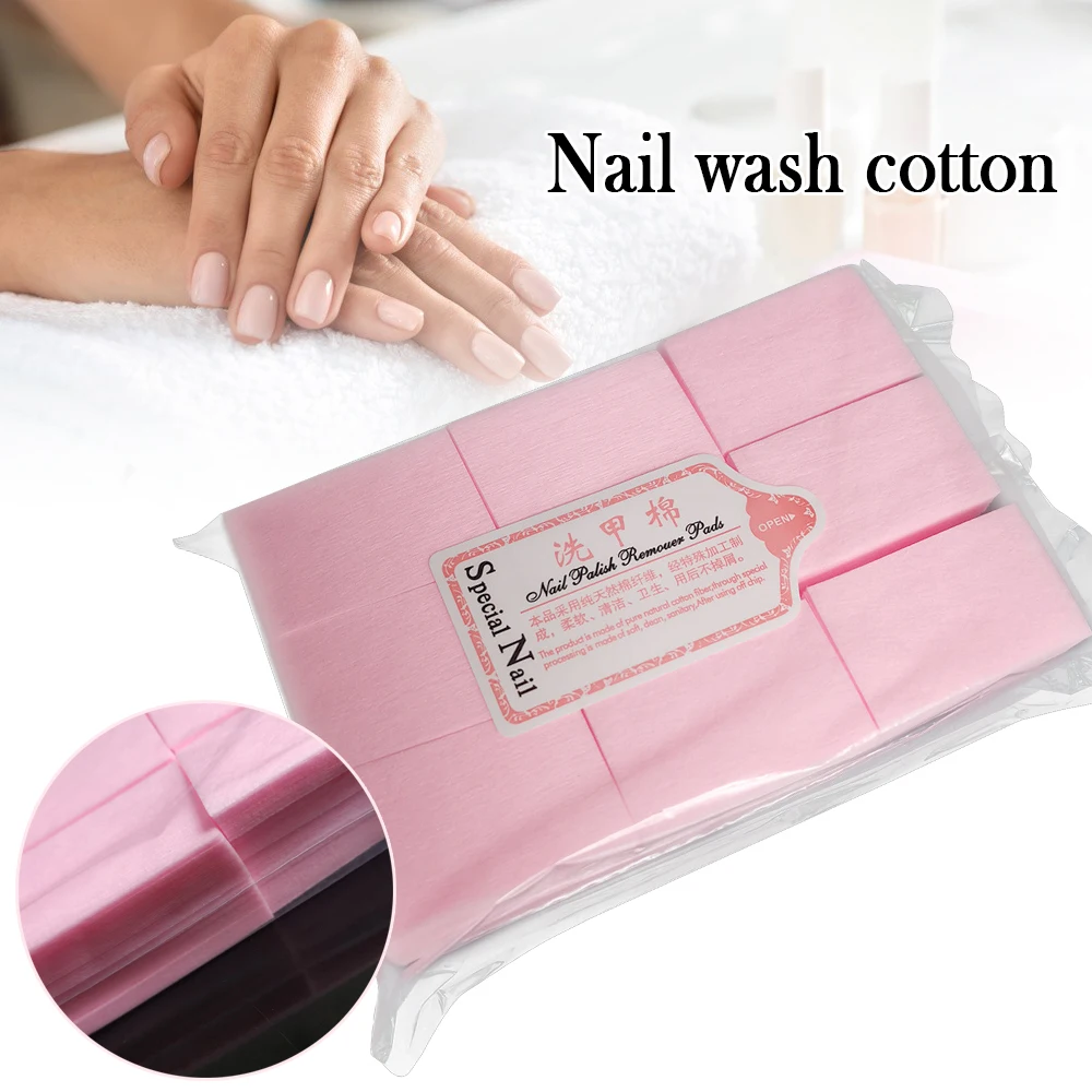 

Colorful Nail Removal Cotton Hard Nail Wash Cotton Pads Clean And Finishing Nail Nail Wipe Pads Lint Free Wipe For Nails Supplie