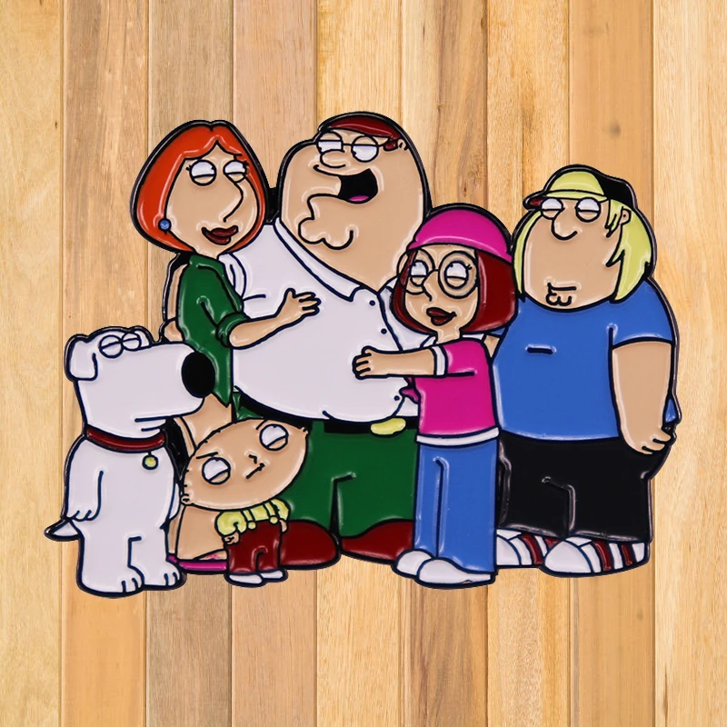 

A1506 Funny Classic Cartoon Enamel Pins Lapel Pins for Backpack Brooches on Clothes Anime Briefcase Badges Fashion Accessories