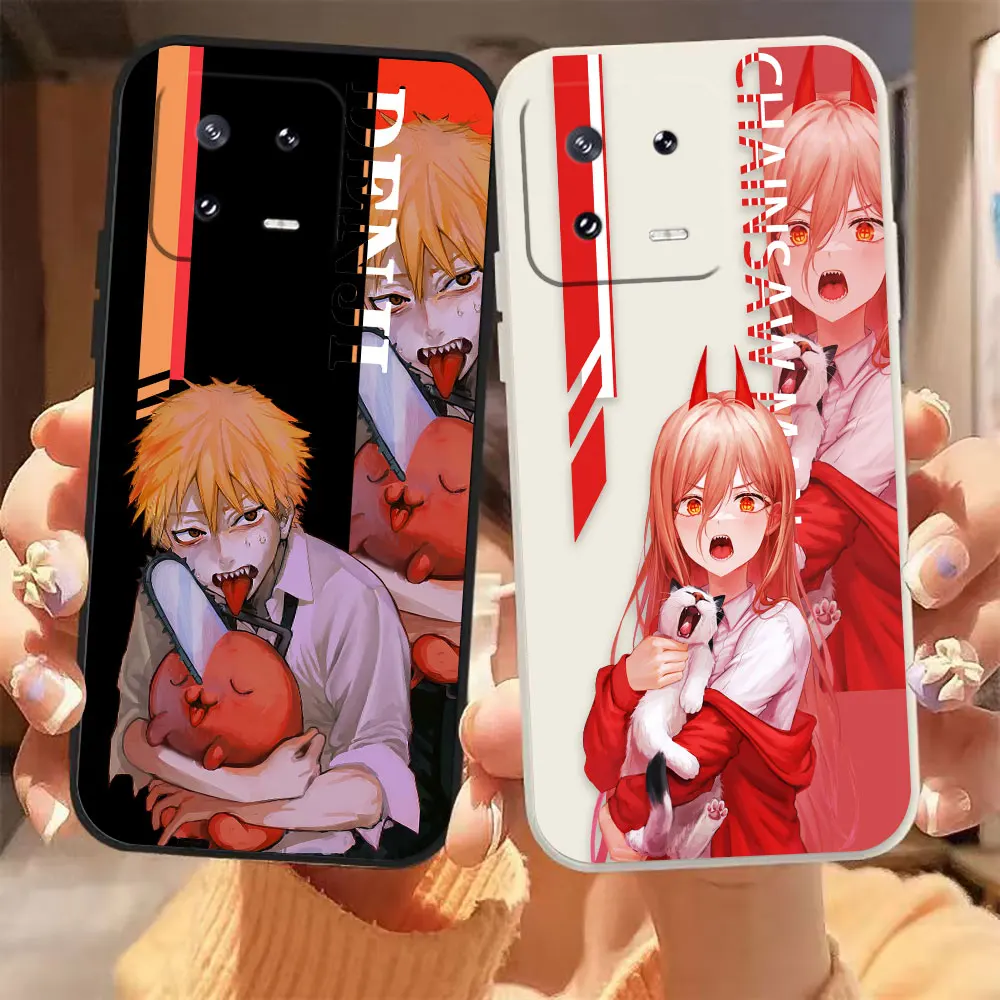 

Chainsaw Man Anime Poster Phone Case For Xiaomi 13 12 12T 12S 11 11T 10 10S 9 8 Pro Ultra Lite Silicone Case Funda Shell Capa