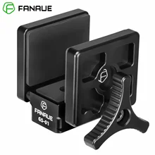 FANAUE GS-01 안장 마운트 라이플 클램프 어댑터, 사냥 삼각대, 아르카 스위스 QR 플레이트
