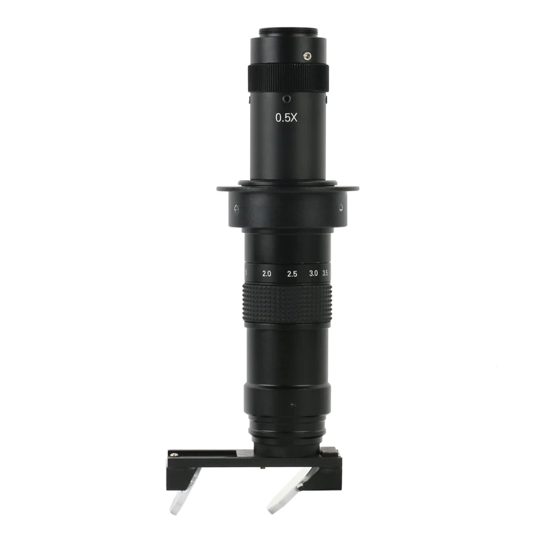 

2D 3D Switch Zoom C mount 180X 300X Industrial Soldering Monocular Lens For HDMI VGA Video Microscope Camera
