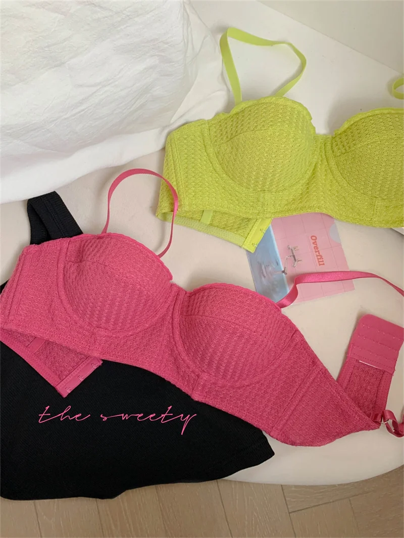 

Женское нижнее белье, бюстгальтер 6 цветов, нижнее белье для девушек, мягкий бюстгальтер с круглым вырезом, сексуальная женская одежда, нижнее белье с защитой от провисания