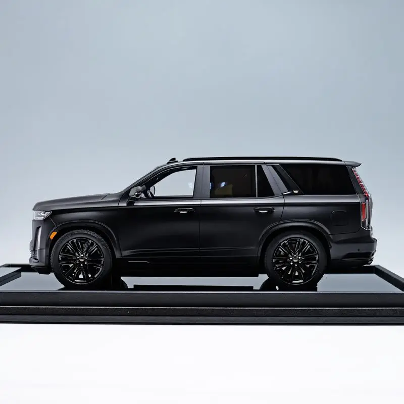 1:18 Cadillac Escalade Ограниченная серия матовый черный цвет коллекция украшений