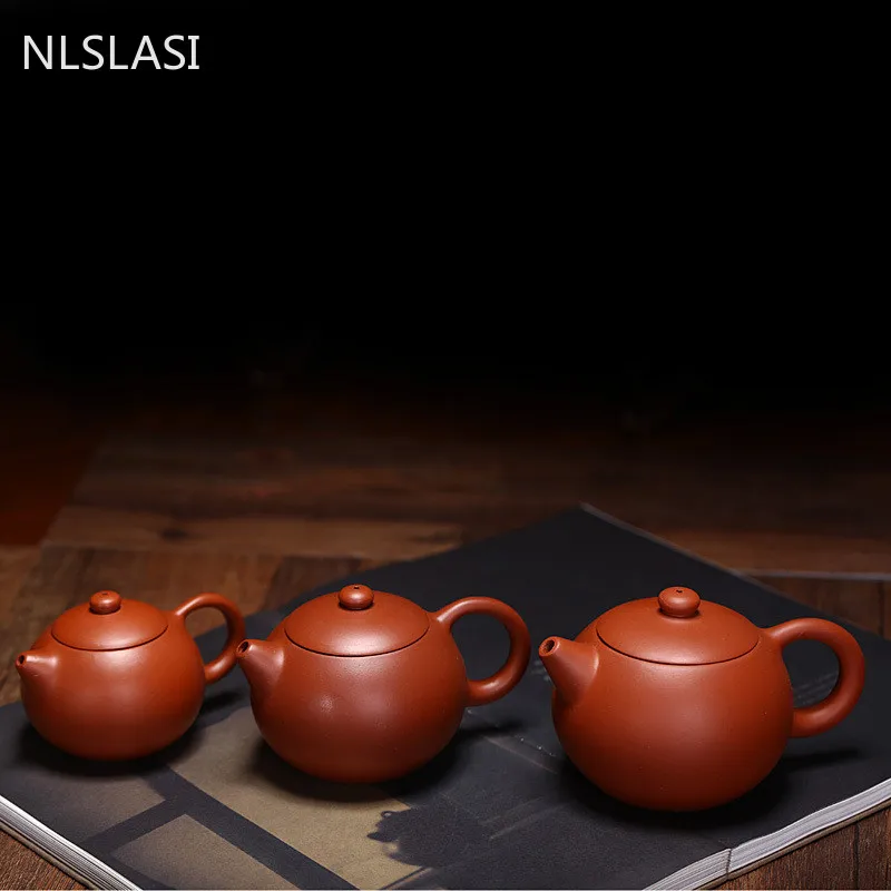 NLSLASI Authentic yixing tea pot purple clay Xi Shi teapot Dahongpao kettle Handmade Tea set Chinese Tea ceremony supplies
