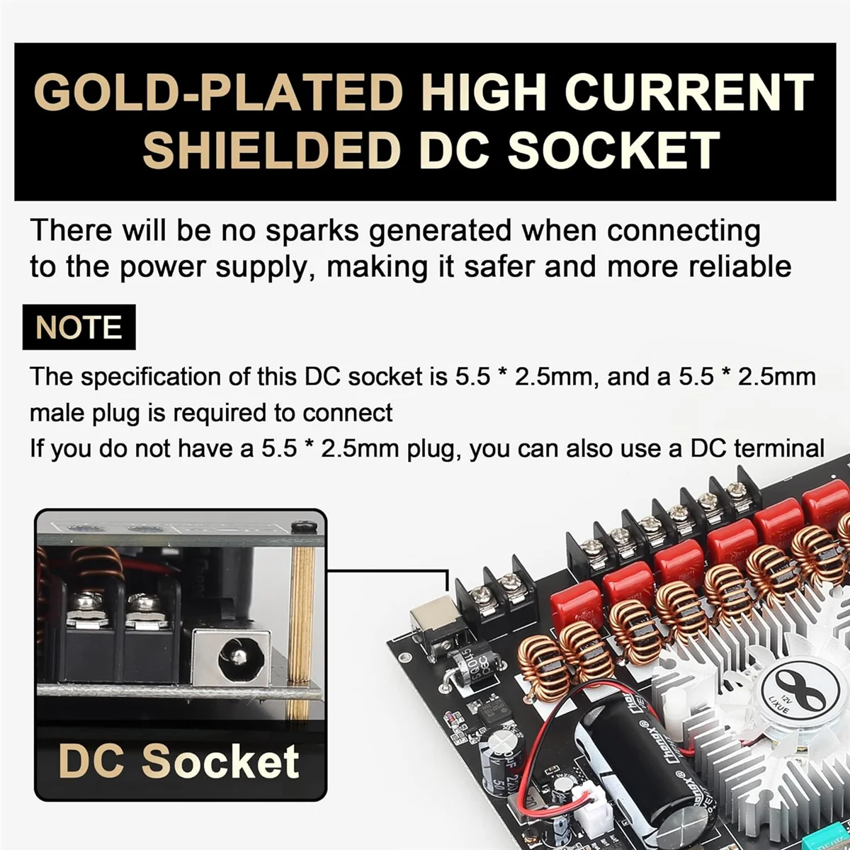 S350HS TPA3251 Плата усилителя мощности Bluetooth с сабвуфером 2 1-канальный 220 Втx2 + 350 Вт