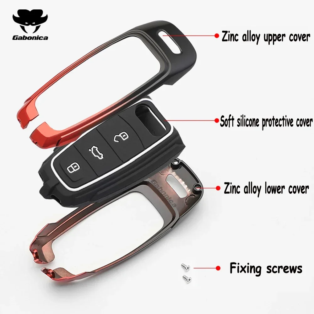 Новинка брелок для ключей из цинкового сплава Audi Sport Racing A6 A3 A7 A8L D5 C8 Q4 E-tron Q7 Q8 S6 S7 S8 RS