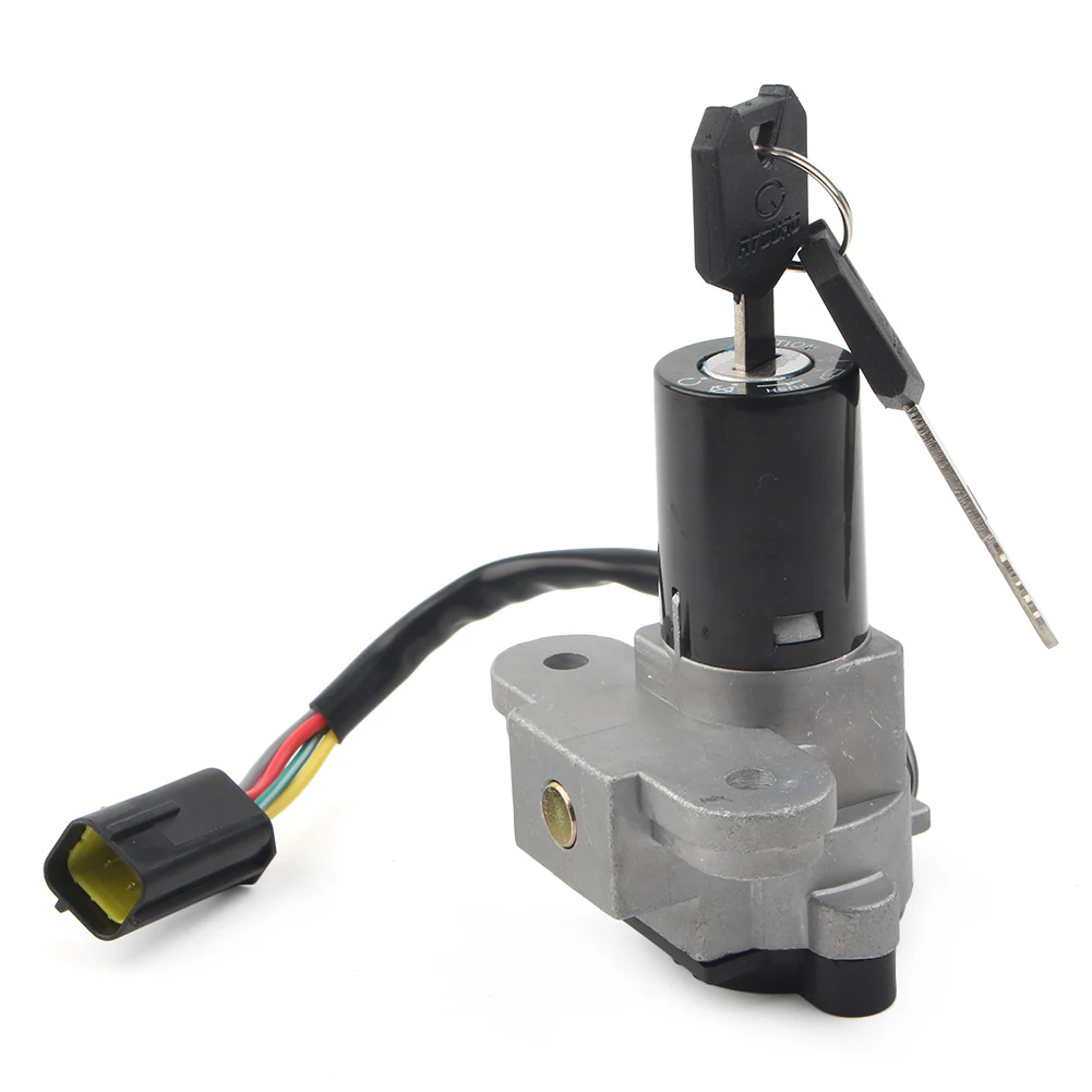 Мотоциклетный 4-контактный переключатель зажигания замок сиденья крышка