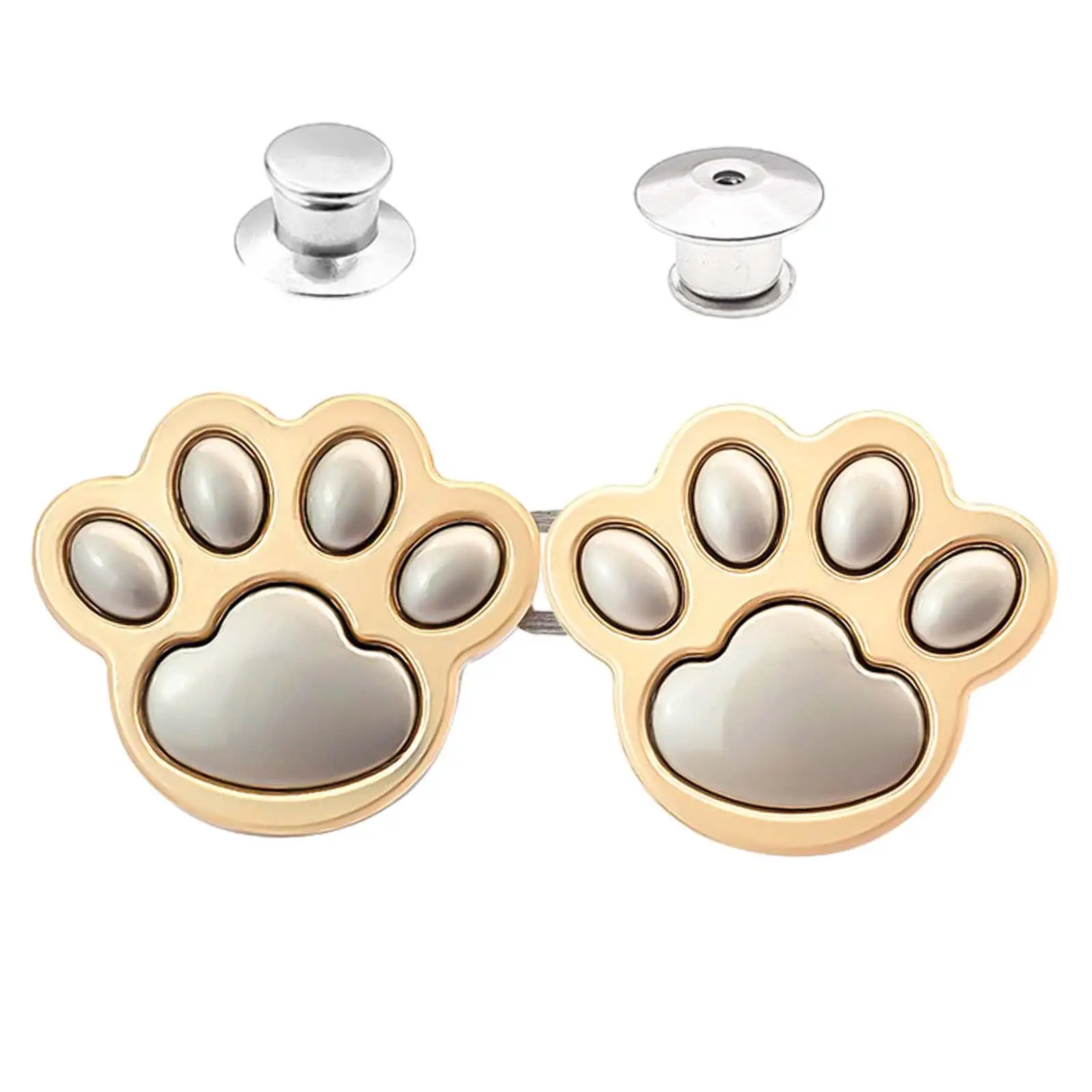 

Jeans Tighten Waist Buckle Waist Tightener Instant Simple Clothing Decoration Cat Claw Waist Buckle for Skirts Jeans Waist Pants