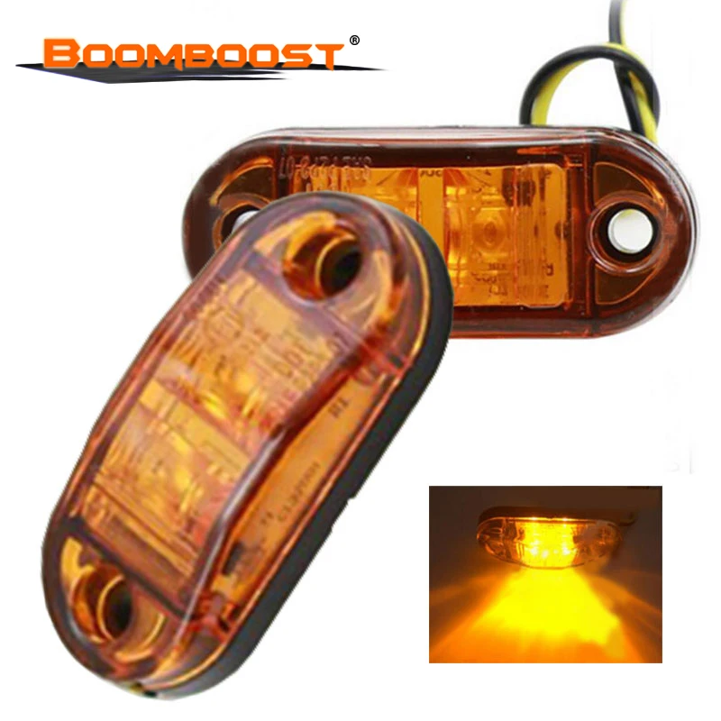 

4 Pcs LED Signal Lights White /Red /Yellow Side Lights Car Tools for Cars Trailers Trucks Piranha Lights Highlight LED