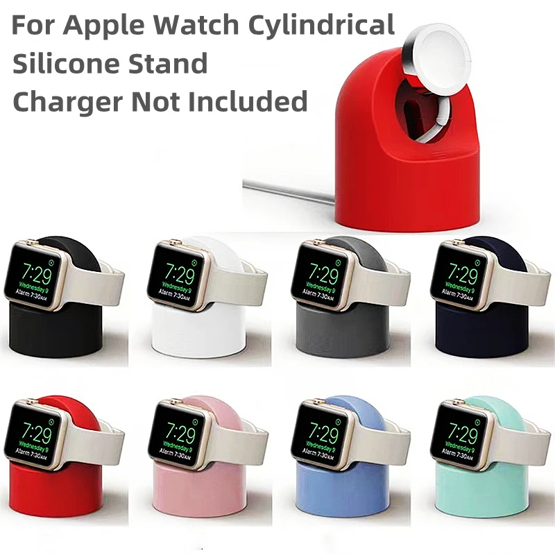 

Подходит для Apple Watch, кронштейн для Apple Watch, база для зарядки 1-6 поколения, универсальный Настольный кронштейн для зарядки часов 7 6 5 4 3 se