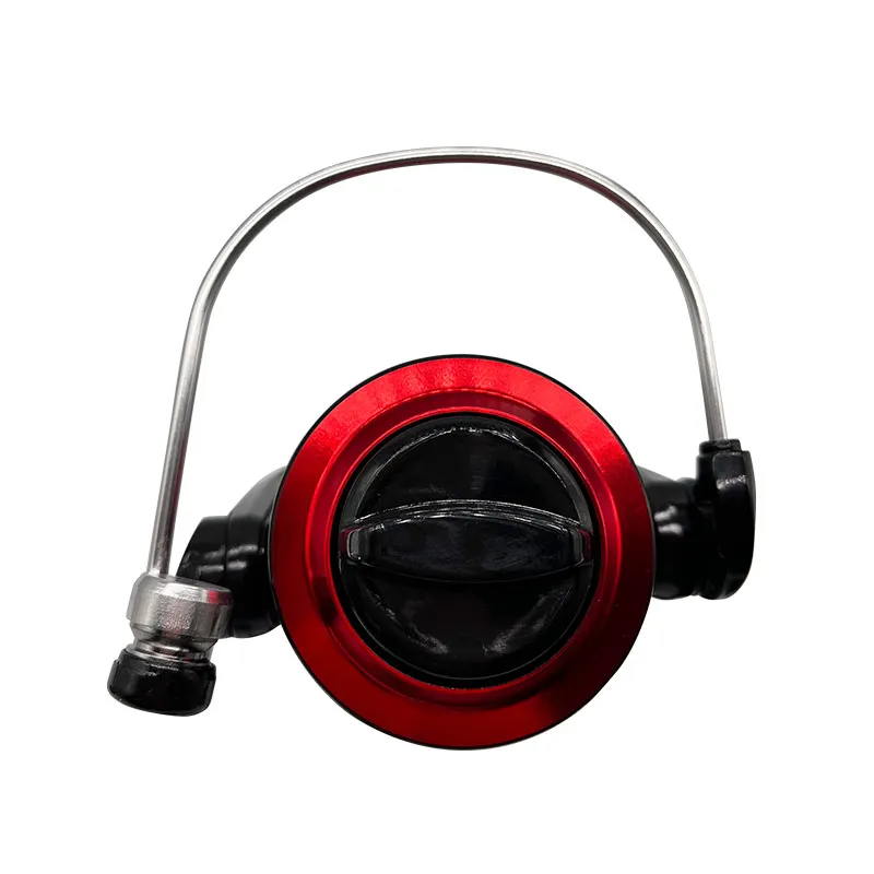 Модная и модная красная спиннинговая катушка Рыболовная подходит для рыбалки