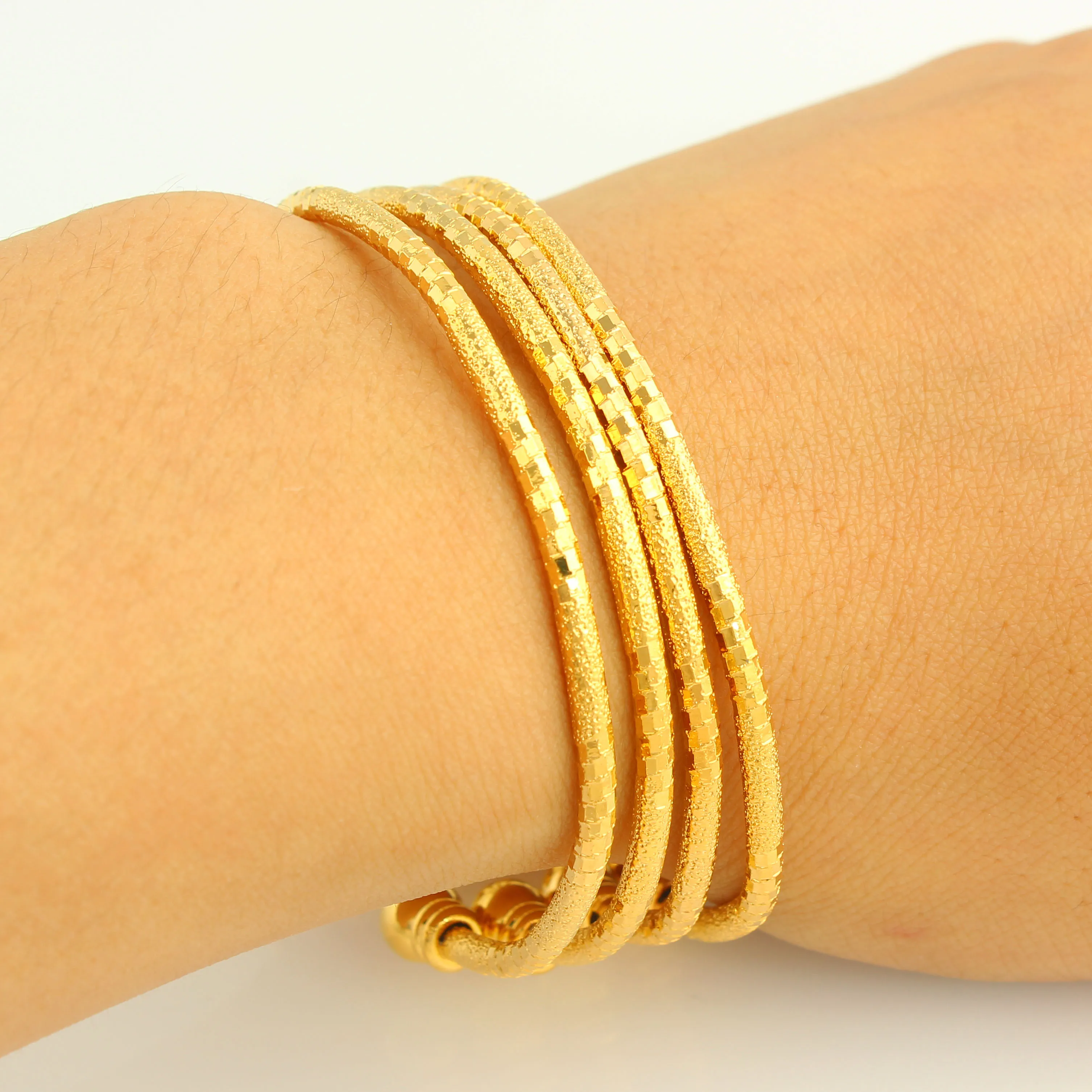 

Adixyn 4 шт./лот новые модные золотые браслеты Дубай для мужчин/женщин золотые браслеты эфиопские/африканские ювелирные изделия