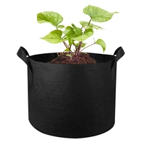 fabric grow bags fabric pots heavy duty thickened nonwoven plant fabric pots with handles for outdoor potato tomato
