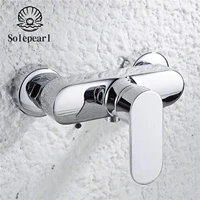 solepearl shower mixer taps wall mounted cold hot water shower faucet brass manual shower mixer valve control switch bath tap