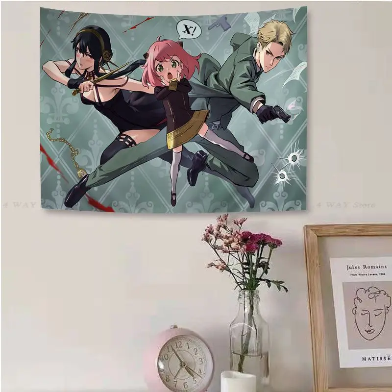 Шпионская семья X настенный гобелен дешевый хиппи богемный гобелены мандала