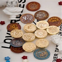 travel tick hourglass wax seal stamp head diy time sun moon stars stamps seals art card hobby wedding envelopes postage decor