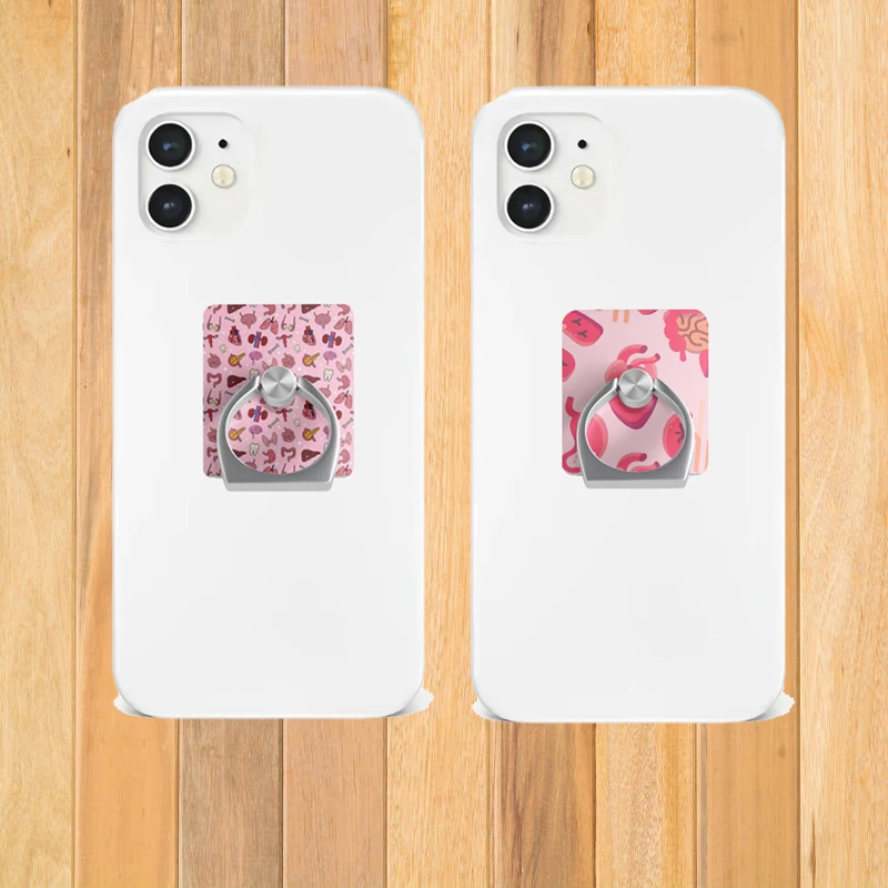

A0496 Creative human organs Cell Phone Docks Ring Holder for All Phones Bracket Customized Ring Buckle Cool Phone Accessories