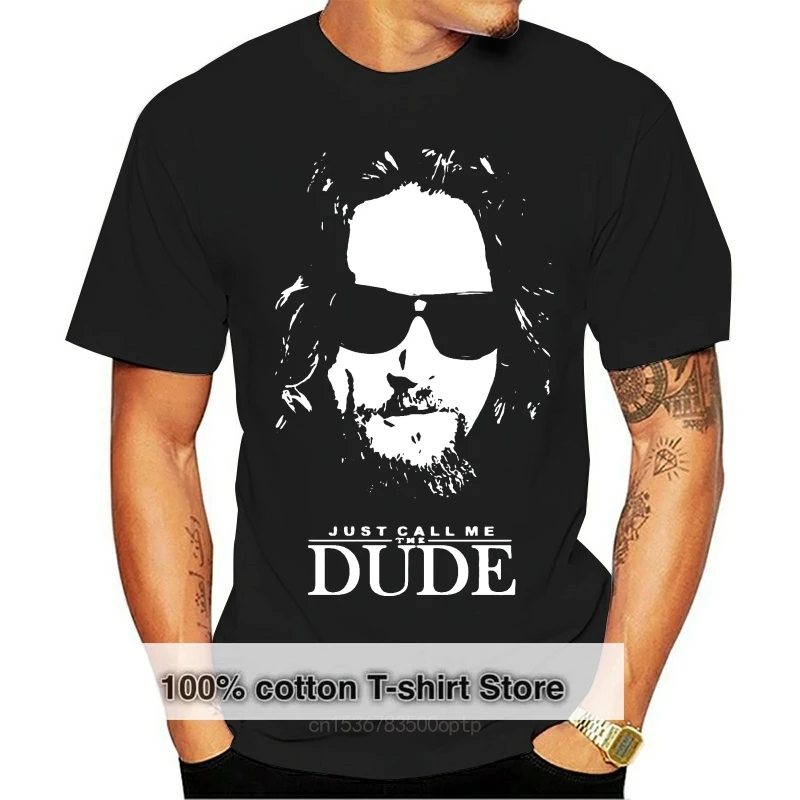 

The Big Lebowski The Dude T-shirt Hot Sale Clothes O-Neck Sunlight Men T Shirt Top Tee Summer Short Sleeves Fashiont Plus Size