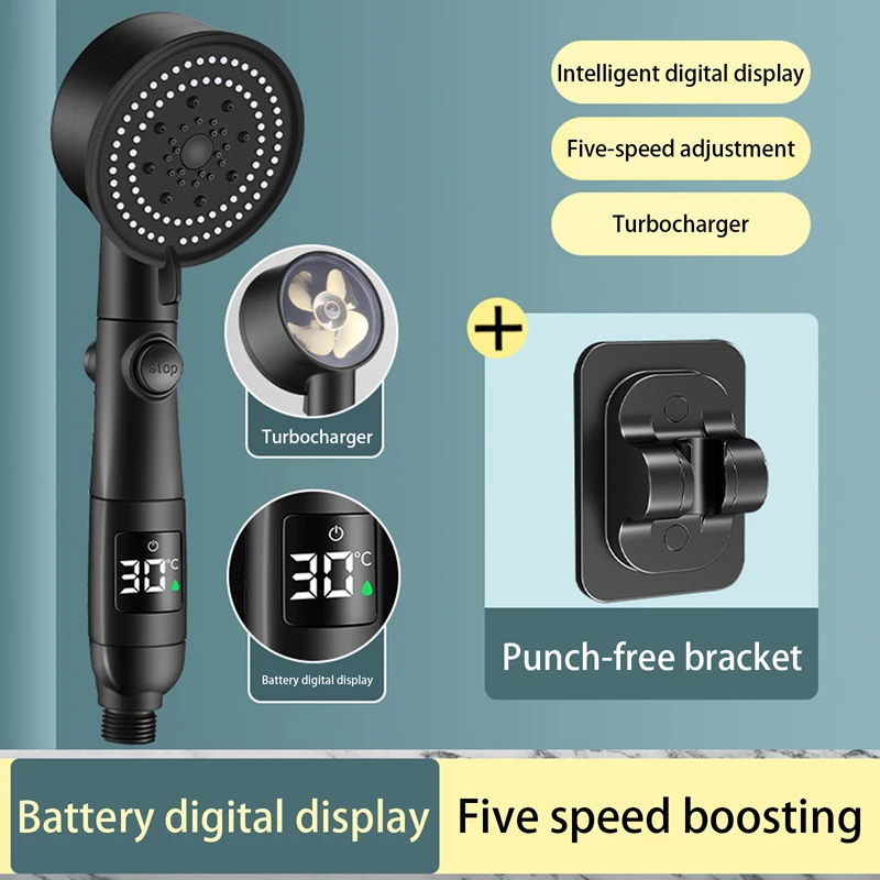 

Душевая лейка с цифровым дисплеем