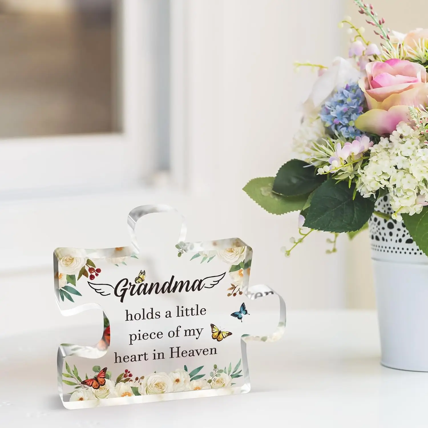 Подарки сочувствия за потерю бабушки памятные подарки акриловый пазл-зубной