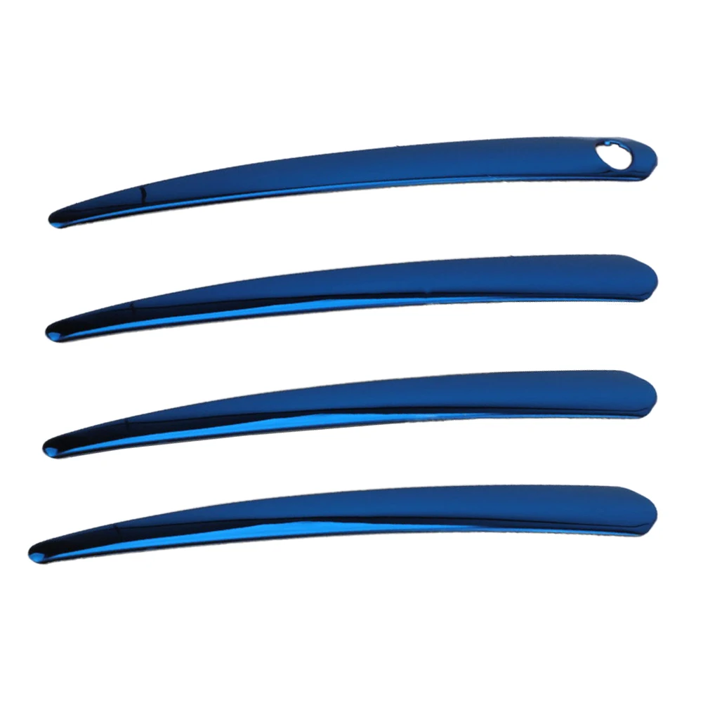 1 комплект синяя титановая зеркальная ручка отделочная полоса чехол подходит для