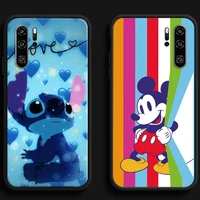 disney mickey stitch phone cases for huawei honor y6 y7 2019 y9 2018 y9 prime 2019 y9 2019 y9a coque funda carcasa