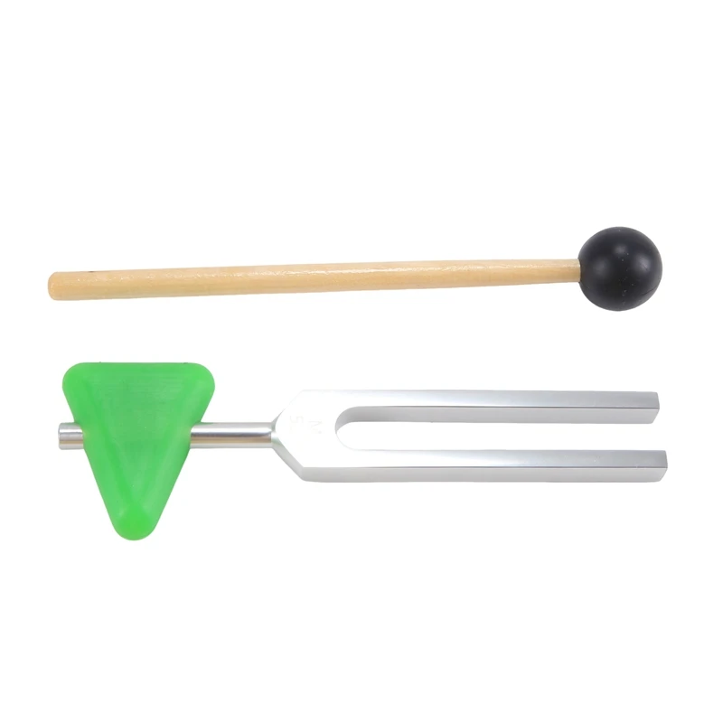 Камертон 528 Гц с молотком и чистящей салфеткой для исцеления чакр Звуковое