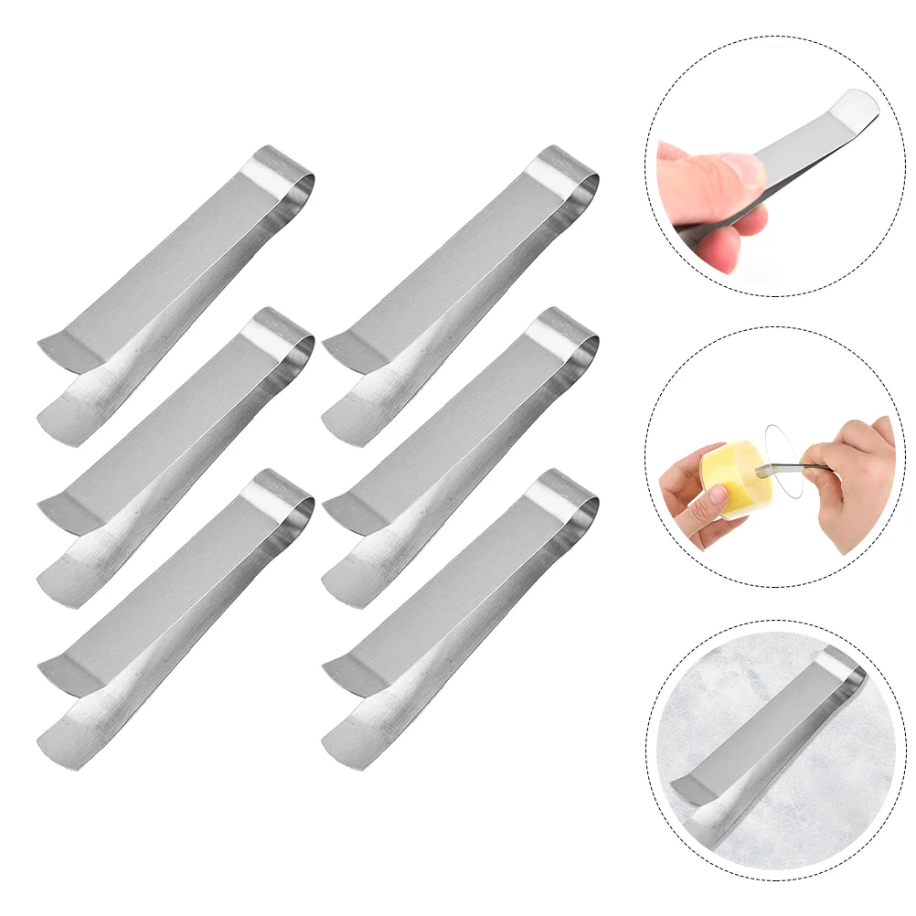 

6pcs Safe Household Tweezers Tool Tweezers Extinguishers Tweezers Aromatherapy Tweezers