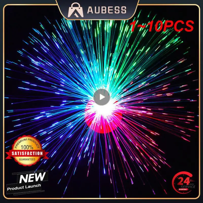 

1~10PCS Colored LED Fiber Optic Light Night Lamp Holiday Christmas Wedding Decoration Stars Shine In The Dark Kids Toys Nighting