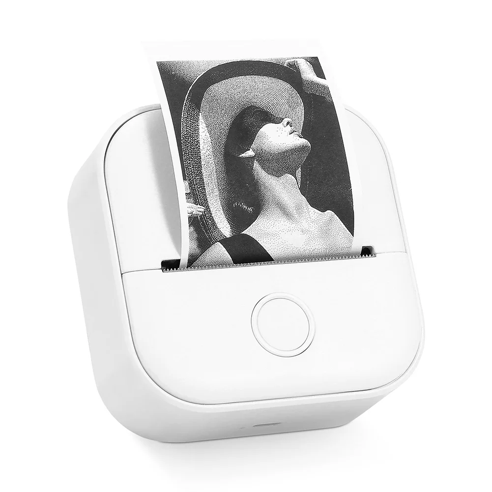 

Портативный термопринтер, карманные мини-фотографии, печать этикеток 203 точек/дюйм, беспроводная печать для детей, подарки на день рождения