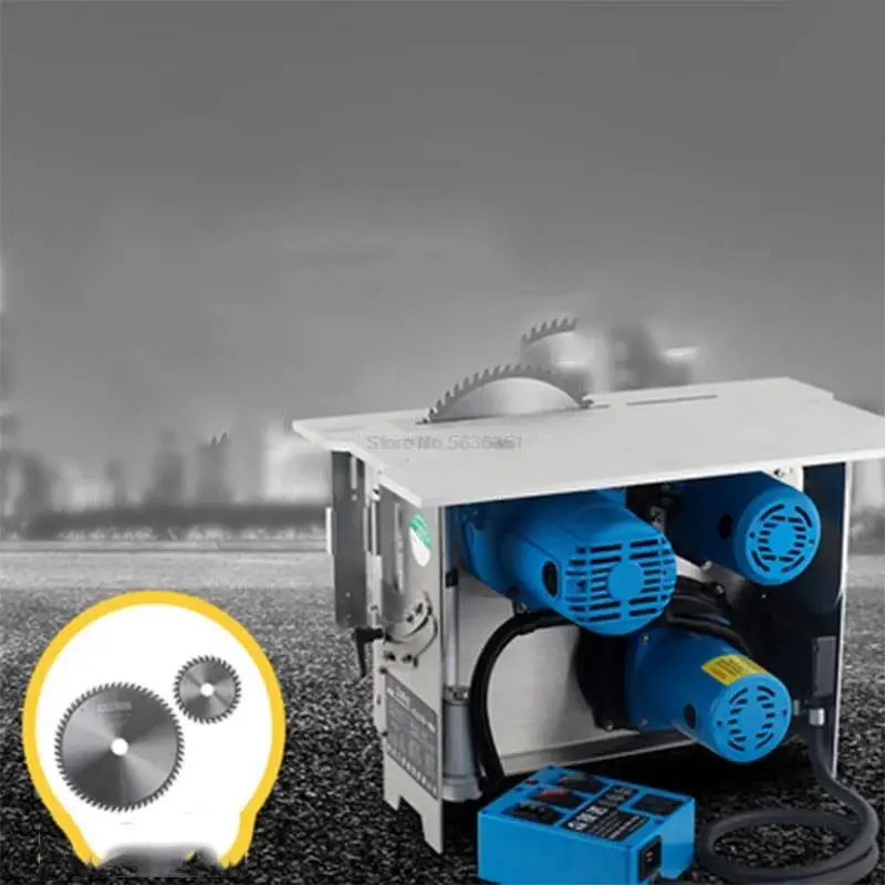 

R-GM811 многофункциональная деревообрабатывающая Настольная пила интегрированного типа сон-мама беспыльная пила доска для резки электрическая циркулярная пила 220 В