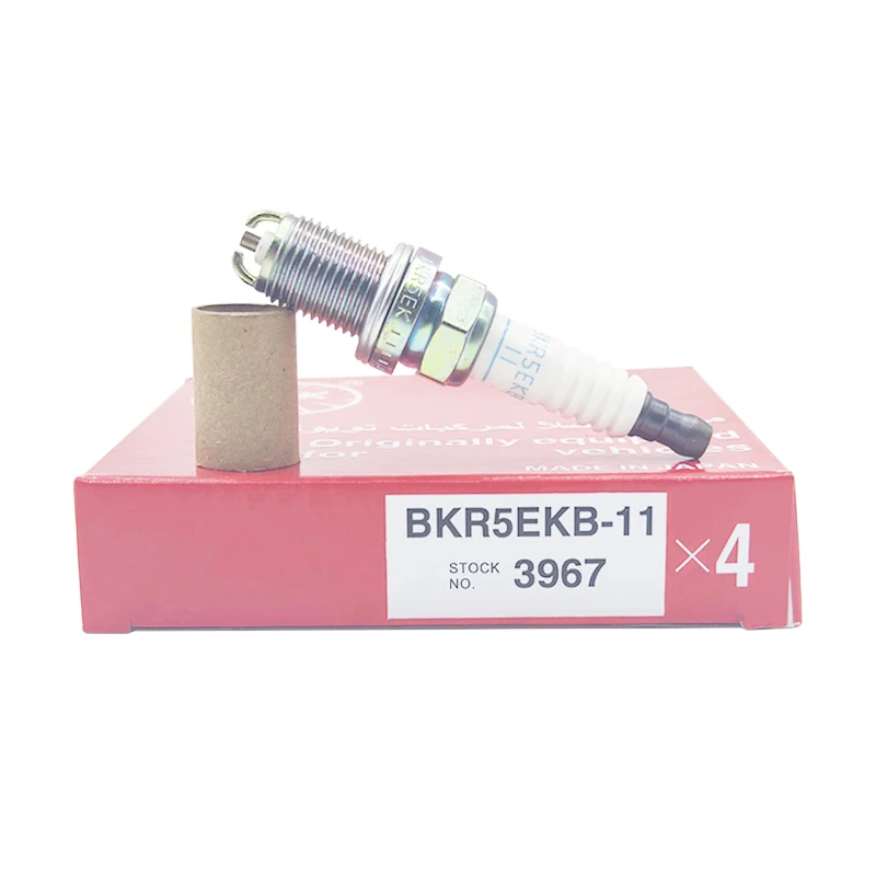 

4pcs/lot BKR5EKB-11 3967 Brand New Spark Plug For COROLLA 1.3L 1999 INJ BKR5EKB 11 BKR5EKB11-3967 High Quality Plugs