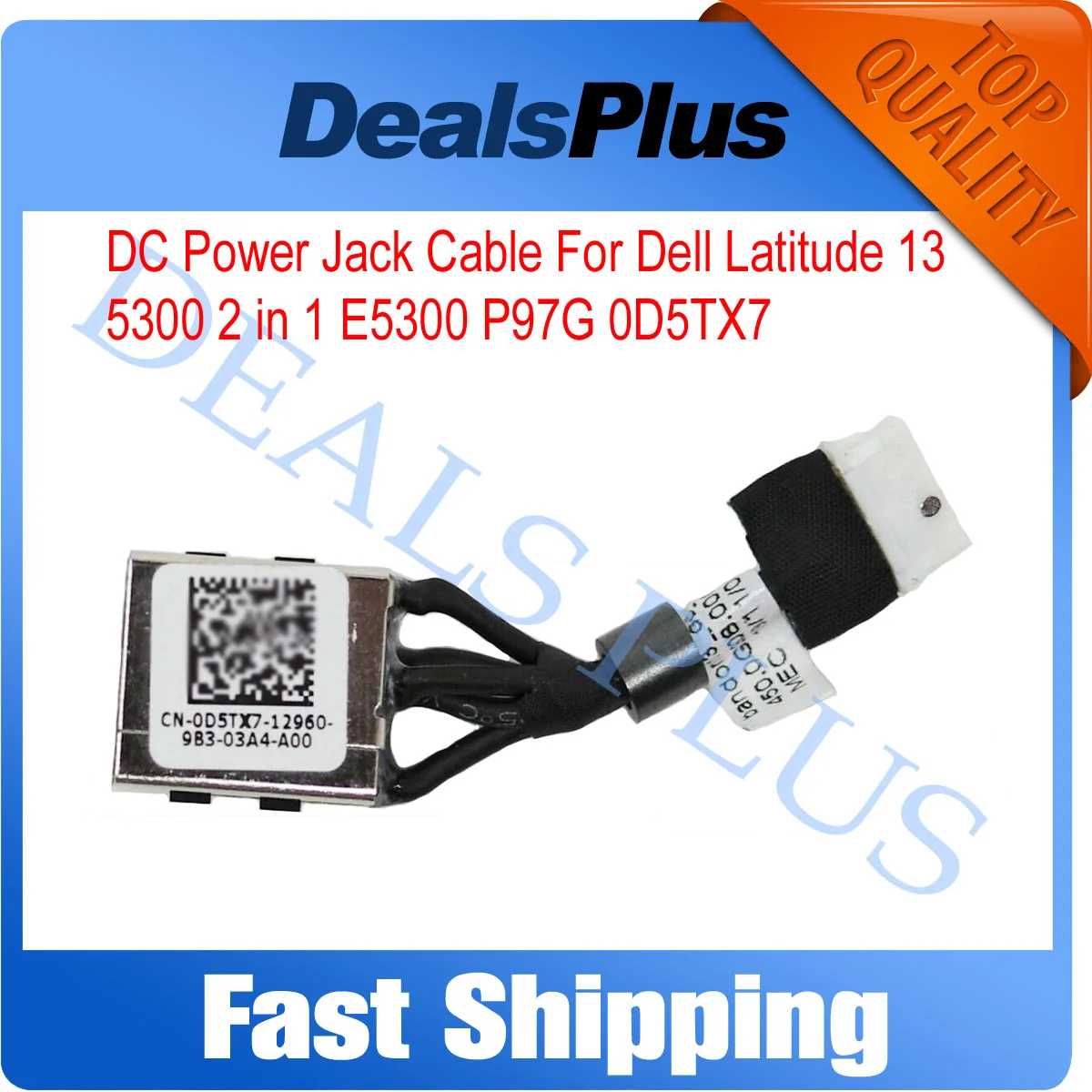 

Новый Сменный кабель питания постоянного тока для Dell Latitude 13 5300 2 в 1 E5300 P97G 0D5TX7