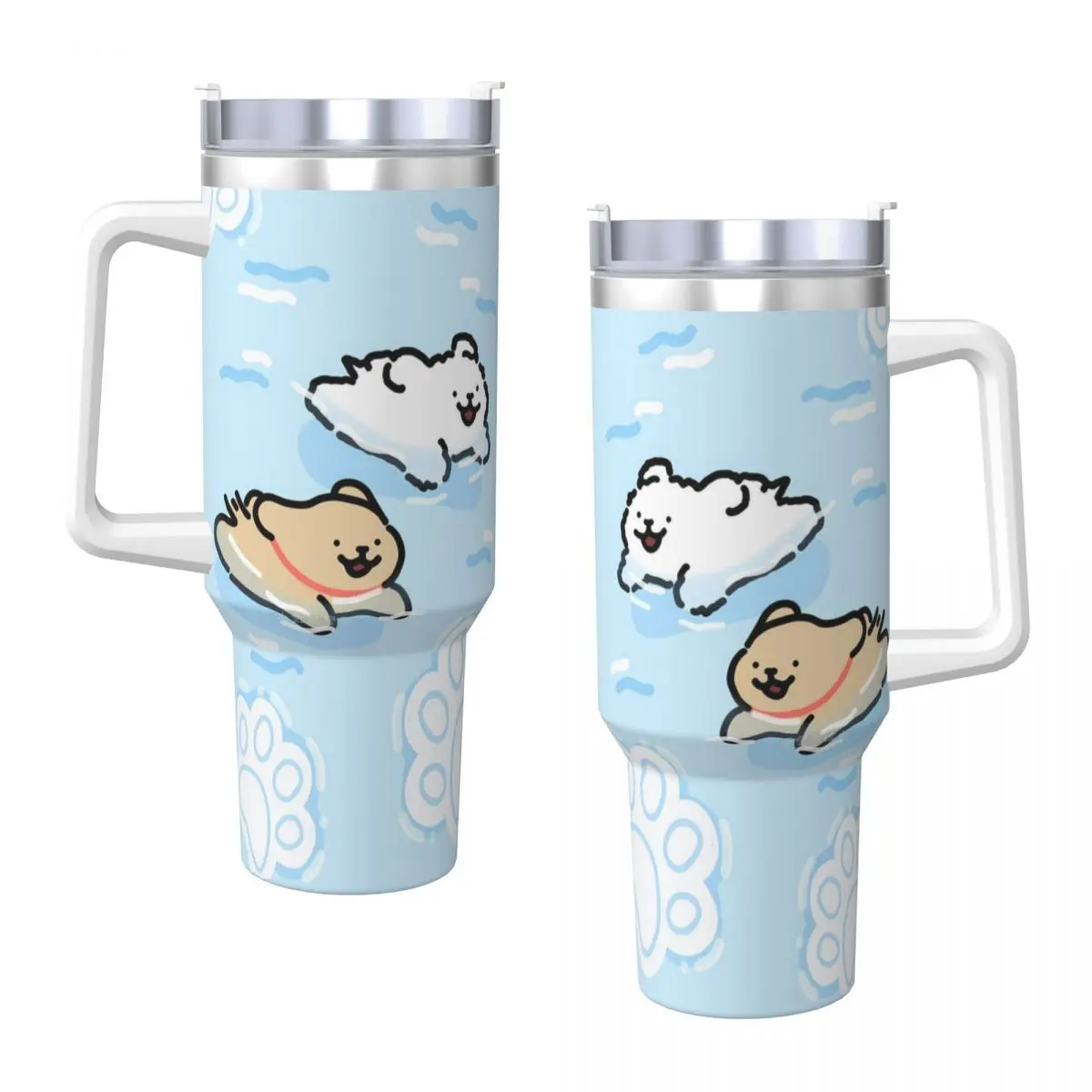 Линейный щенок мальтийский морской стакан горячие напитки бутылка для воды