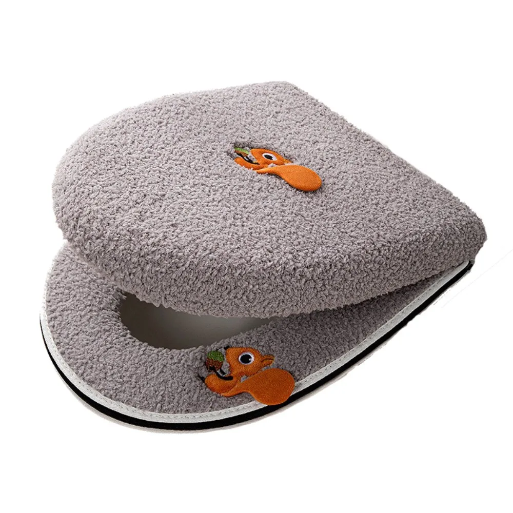 

Чехлы на сиденье унитаза хлопковый ворс синий