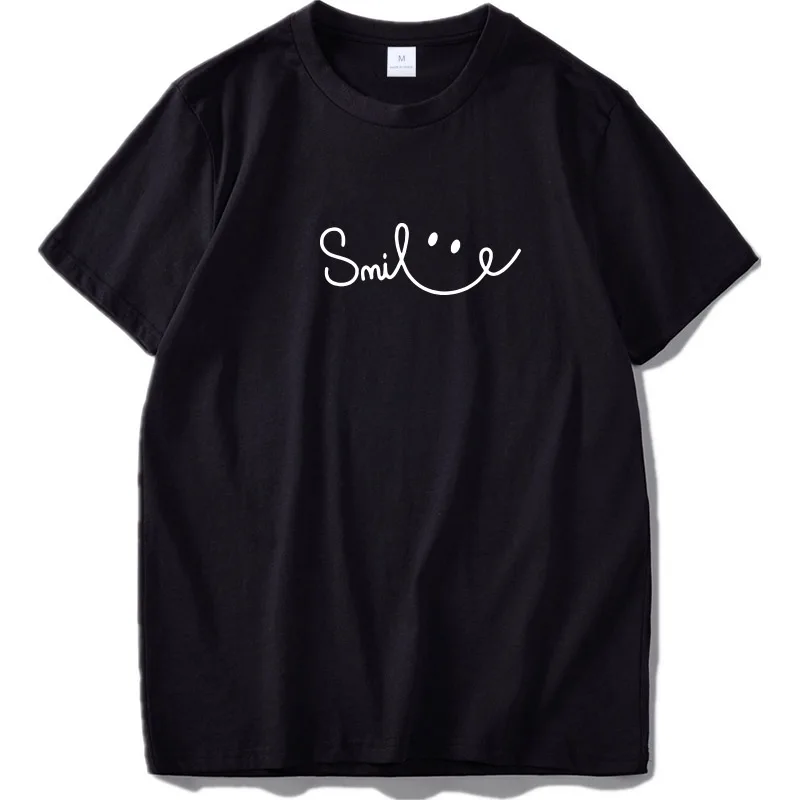 

Maymavarty T Shirt Smile Graphic Original Design Simple Life 100% Cotton EU Size Tops Tee Homme