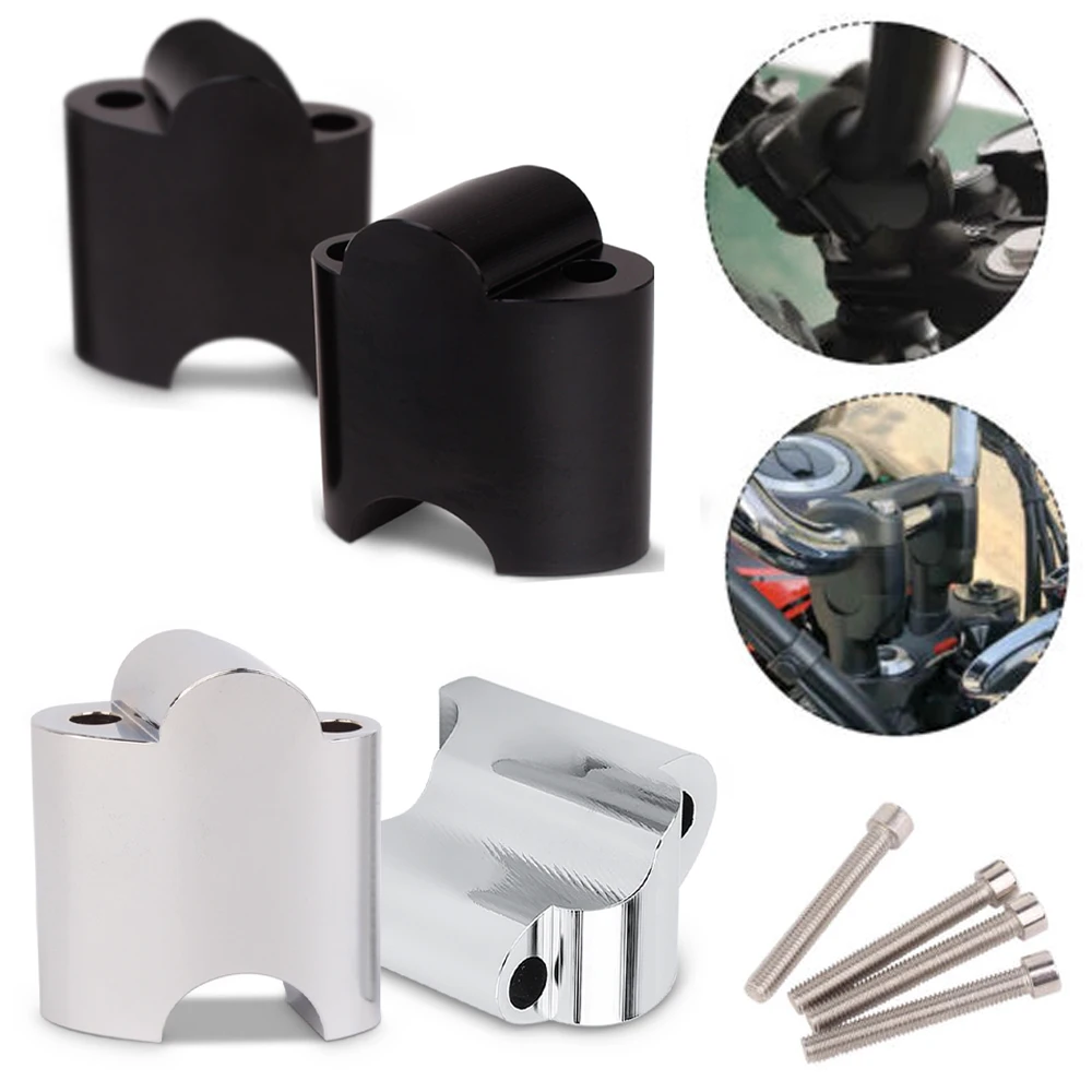 Алюминиевый Удлинительный блок Rise CNC для мотоцикла, 2 дюйма, для Harley Sportster XL1200 XL 2010-2022 2021 2020 2009 2008