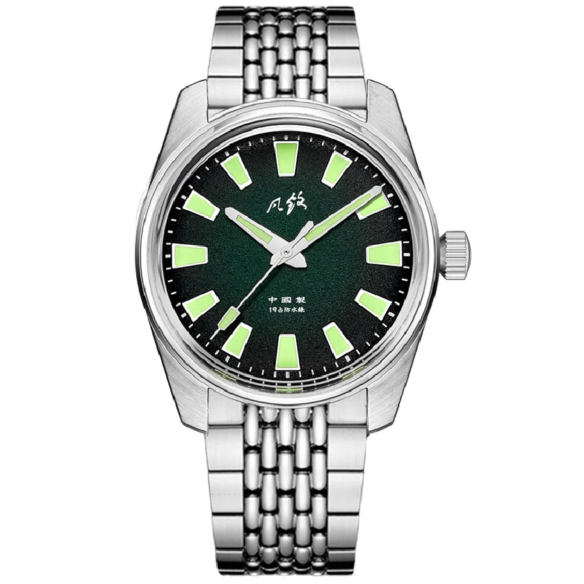 

MERKUR Handwinding Mechanical Vintage Watches New Green Dial Dress Watch 24 Rubis Chinese First Diver Watch Relogio Masculino